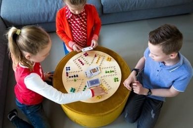 BS Toys, Chińczyk, Gęś, 2w1, drewniana gra planszowa