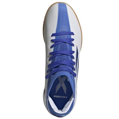 Buty piłkarskie chłopięce, halowe, białe, Adidas X Speedflow.3 IN