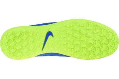 Buty piłkarskie męskie, turfy, niebieskie, Nike Tiempo Legend 8 Club TF