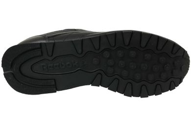 Buty sportowe damskie, czarne, Reebok Classic Leather