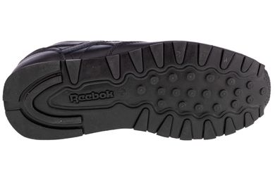 Buty sportowe dziecięce, czarne, Reebok Classic Leather Jr
