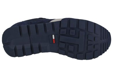 Buty sportowe męskie, granatowe, Tommy Hilfiger Jeans Retro Runner Mix