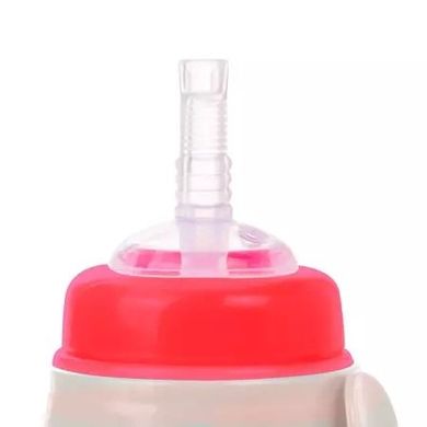 Canpol babies, Hello Little, bidon niekapek z rurką, beż, 350 ml, 12m+