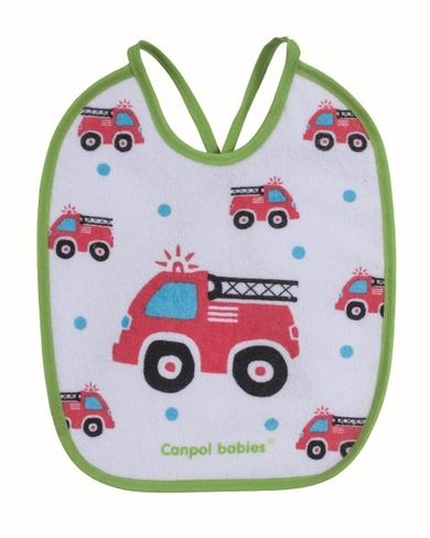 Canpol babies, Vehicles, śliniak, 3 szt.