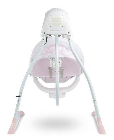 Caretero, Raffi, huśtawka, krzesełko, leżaczek, 3w1, pink