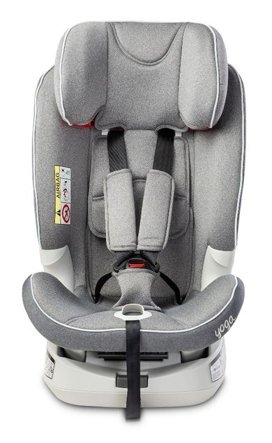 Caretero, Yoga, fotelik samochodowy, 0-25 kg, grey