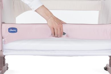 Chicco, Next2Me Magic, łóżeczko dostawne, candy pink
