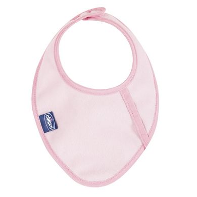 Chicco, śliniak z gryzakiem, różowy, 4m+