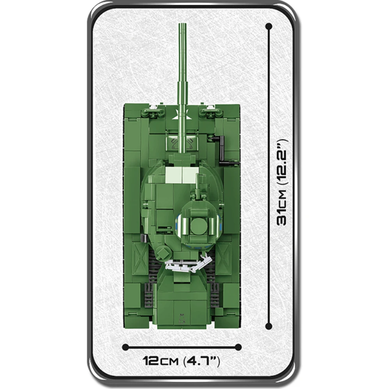 Cobi, Historical Collection, Wojna w Wietnamie, M60 Patton amerykański czołg średni, klocki, 605 elementów