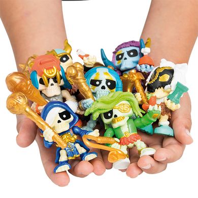 Cobi, Treasure X, Dragons Gold, skrzynia, zestaw niespodzianka, figurki, 3 szt.