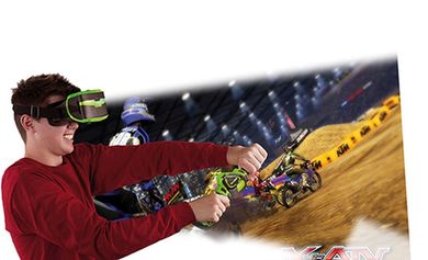 Cobi, VR Real Feel, Motocross, symulator rzeczywistości i gra 3D