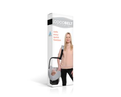 Cocobelt, Pas do noszenia fotelika samochodowego, czarny