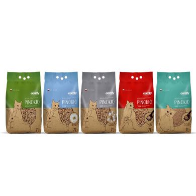 Comfy, Pinokio, naturalny żwirek dla kota, drewniany, 7l