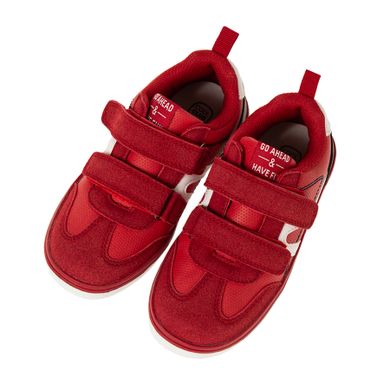 Cool Club, Buty sportowe chłopięce, czerwone, skórzana wkładka