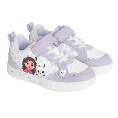 Cool Club, Buty sportowe dziewczęce, fioletowe, świecąca podeszwa, Koci Domek Gabi