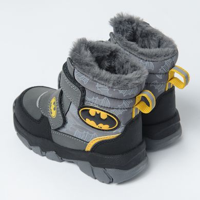 Cool Club, Buty zimowe chłopięce, szare, ocieplane, Batman