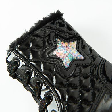 Cool Club, Buty zimowe dziewczęce, czarne, ocieplane