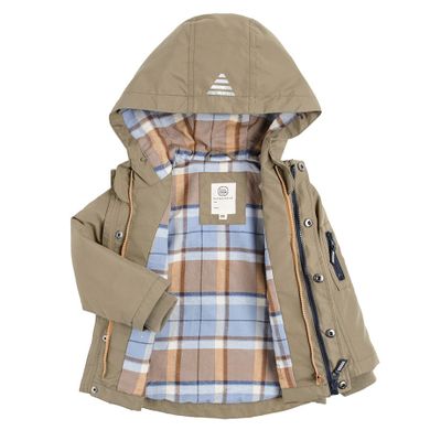 Cool Club, Kurtka chłopięca z kapturem, 3w1, khaki, brązowa