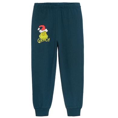 Cool Club, Piżama chłopięca, granatowa, Grinch