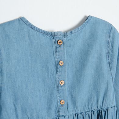 Cool Club, Sukienka jeansowa dziewczęca z długim rękawem, denim