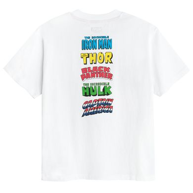 Cool Club, T-shirt chłopięcy, biały, Marvel Super Heroes