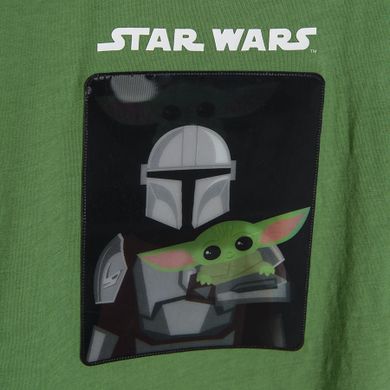 Cool Club, T-shirt chłopięcy, khaki, Star Wars Mandalorian