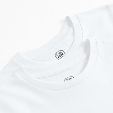 Cool Club, T-shirt dziecięcy, biały, zestaw, 2 szt.