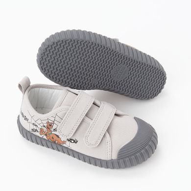Cool Club, Trampki chłopięce, szare, Zdrowa Stopa, podeszwa Barefoot, Scooby-Doo