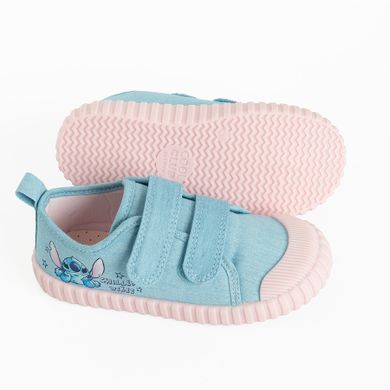 Cool Club, Trampki dziewczęce, niebieskie, Zdrowa Stopa, podeszwa Barefoot, Lilo i Stitch