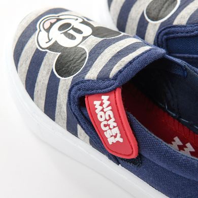 Cool Club, Trampki slip on chłopięce, granatowe, Myszka Miki