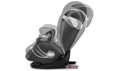 Cybex, Pallas M fix, fotelik samochodowy, 9-36 kg, granatowy