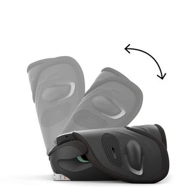 Cybex, Solution G2, fotelik samochodowy, Magic Black, 100-150 cm