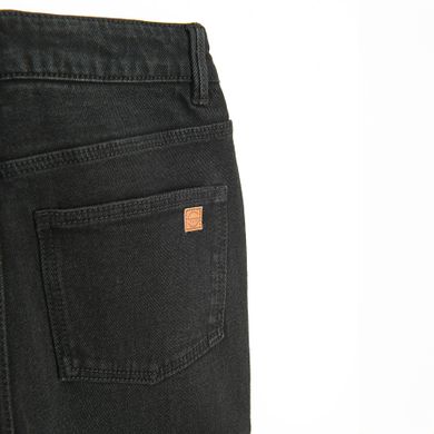 Czarne jeansy flare z regulowanym pasem Cool Club