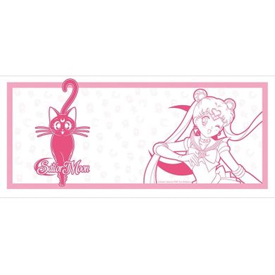 Czarodziejka z Księżyca, kubek, Sailor Moon & Luna, różowy