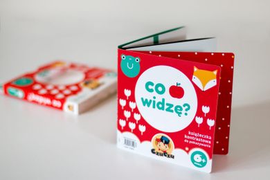 CzuCzu, Co widzę? książeczka kontrastowa, 6m+