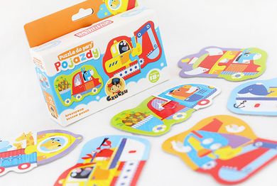 CzuCzu, Puzzle do pary. Pojazdy