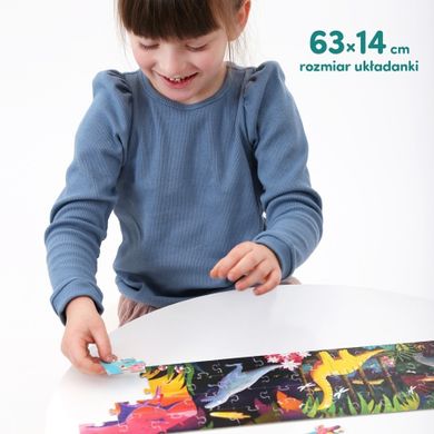 CzuCzu, Puzzle panoramiczne. Dinozaury, 60 elementów
