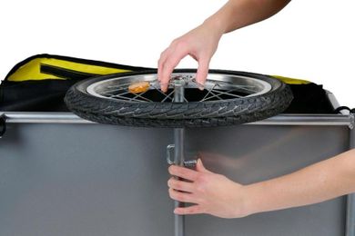 Dunlop, przyczepka rowerowa do 40kg, 70-65-30 cm