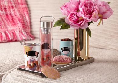Eigenart, TeaEve, kubek z zaparzaczem, Little Geisha, Rose, 350 ml