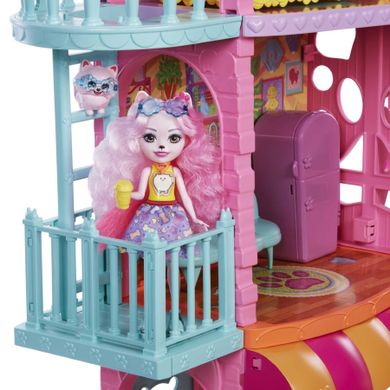 Enchantimals, Miejski domek z kawiarenką, zestaw z lalką i akcesoriami
