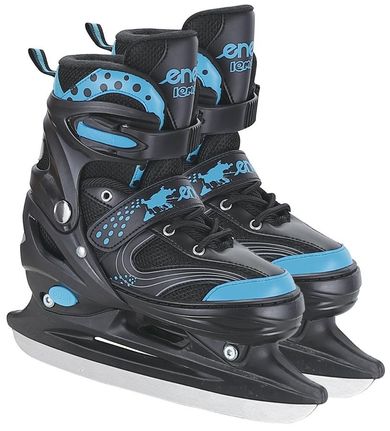 Enero, łyżworolki wrotki łyżwy, 3w1, black-blue, rozmiar 30-33