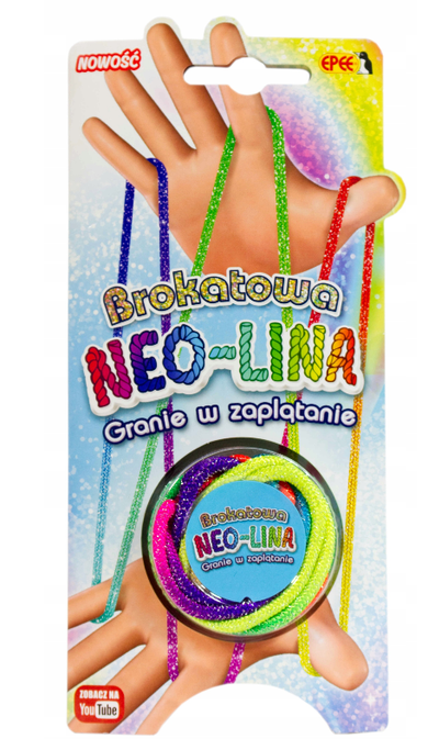 Epee, Neo-Lina, granie w zaplątanie, brokatowa gra zręcznościowa