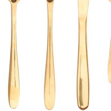 Excellent Houseware, sztućce złote, 39 elementów