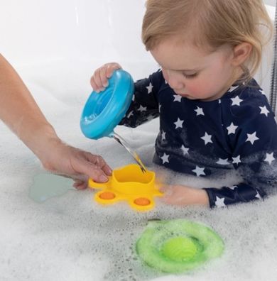 Fat Brain Toy Co, Dimpl Splash, bąbelki kąpielowe, zabawka do kąpieli