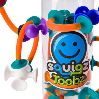 Fat Brain Toy Co, Squigz Toobz, przyssawki, 18 szt.