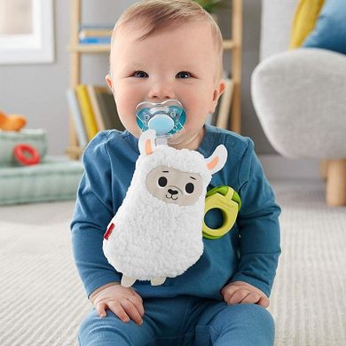 Fisher-Price, Clipimals, Lama, schowek i zawieszka do smoczka