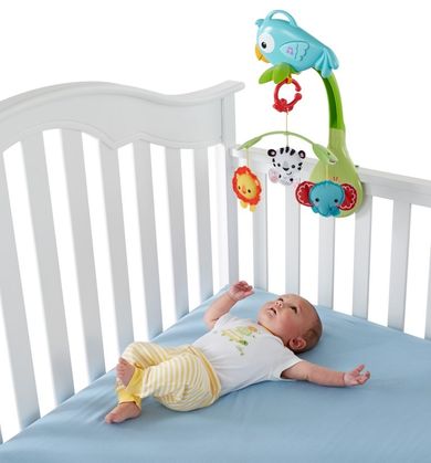 Fisher-Price, karuzelka, Przyjaciele z lasu tropikalnego