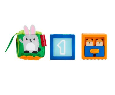 Fisher-Price, Kolorowe zwierzątka, klocki sensoryczne