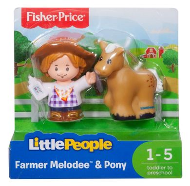 Fisher-Price, Little People, Farmer Melodee i kucyk, zestaw figurek