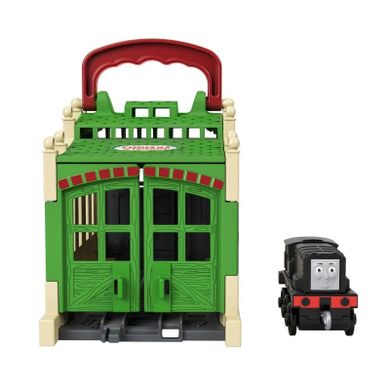 Fisher-Price, Tomek i Przyjaciele, Domkowo, zestaw z lokomotywką, 1 szt.